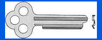 22285 Single Side Key American Padlocks